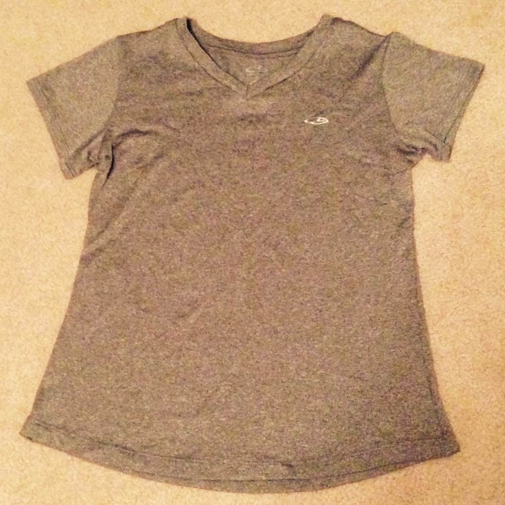 grey champion sports shirt